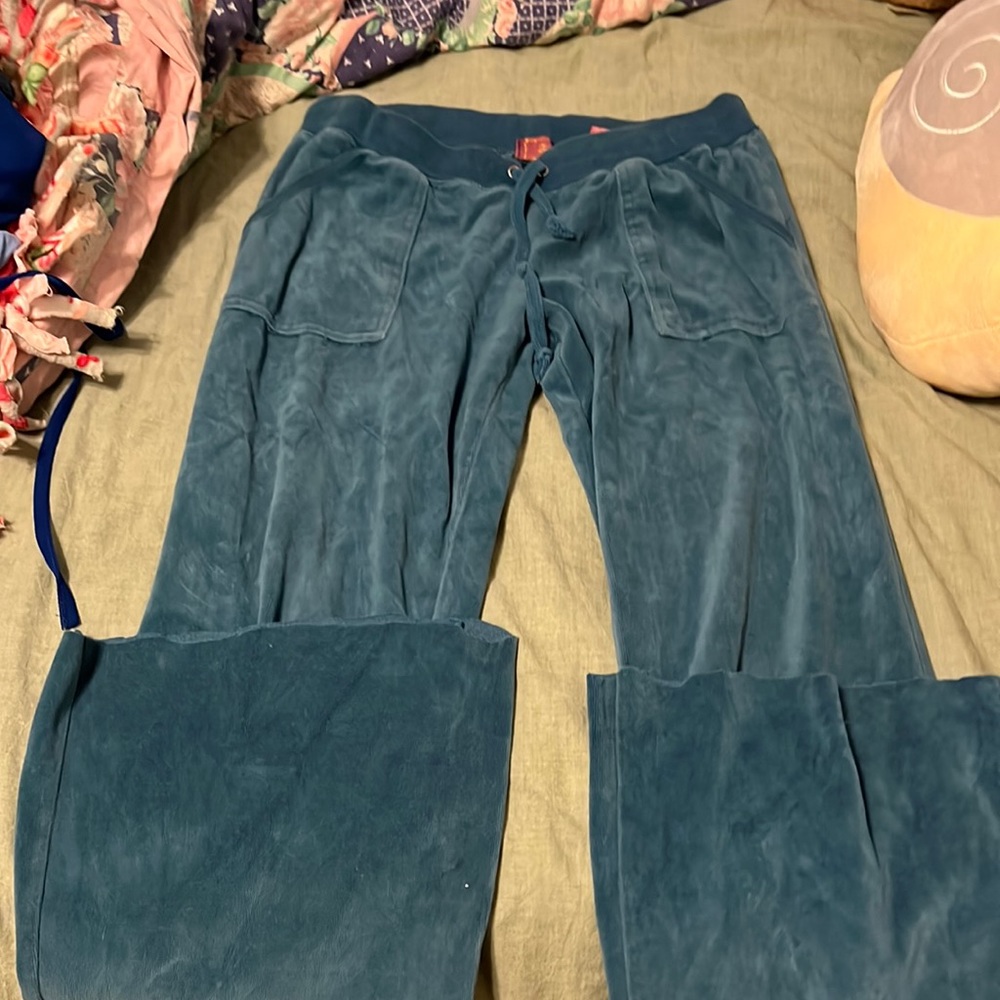 y2k velour pants